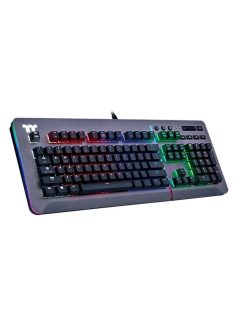   Thermaltake TT eSports Level 20 RGB (Cherry MX speed Silver) Mechanical Gaming Keyboard Titanium US