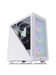 Thermaltake Divider 300 TG Air Snow Tempered Glass White