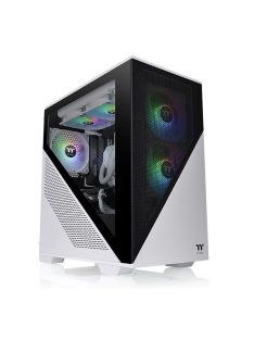   Thermaltake Divider 170 TG Snow ARGB Micro Chassis Tempered Glass White/Black