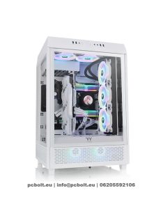   Thermaltake The Tower 500 Snow Mid Tower Chassis Tempered Glass White