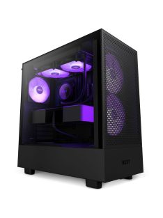 NZXT H5 Flow RGB Tempered Glass Black