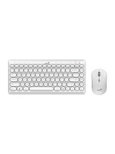   Genius LuxeMate Q8000 Stylish Wireless Keyboard & Mouse Combo White HU