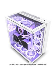 NZXT H9 Elite Tempered Glass Matte White