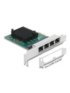 DeLock PCI Express x1 Card 4 x RJ45 Gigabit LAN RTL8111