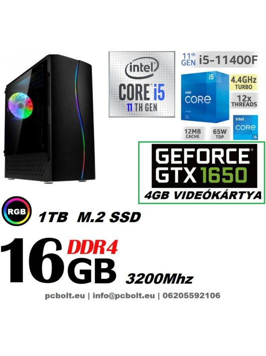 i5 11400F + GTX 1650 4G DDR6 - i5 11400F + GTX 1650 4G DDR6